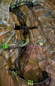 2016 hoyt defiant 34 compound bow black/green