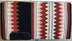 Golden West Lori Heckaman 33 X 38 Wool Show Pad Saddle Blanket - reining saddle