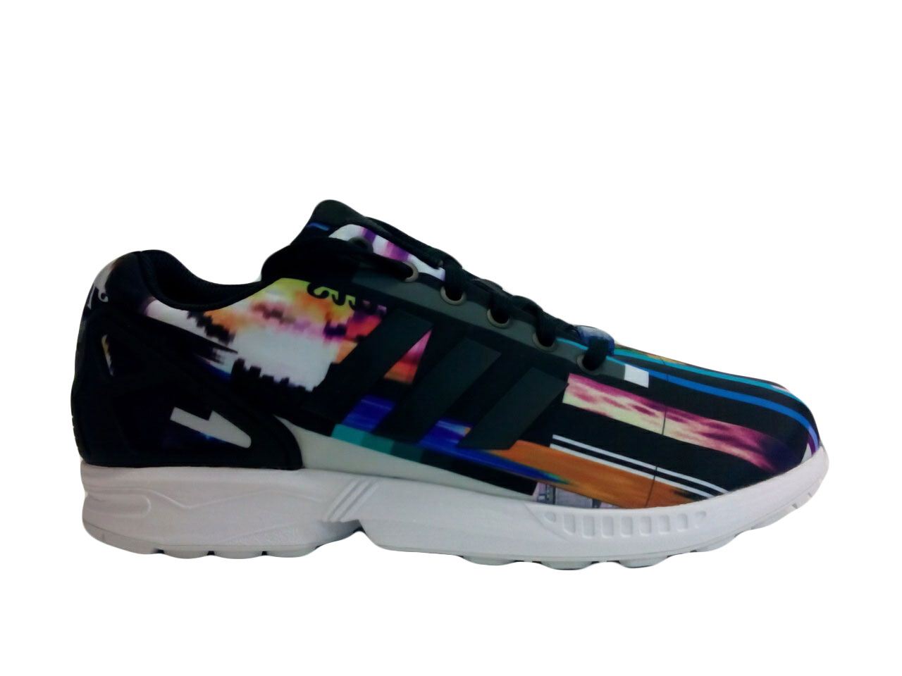 Adidass Men's ZX Flux  Ed Graphics Sneakers M19844 Post Digital Multi Color