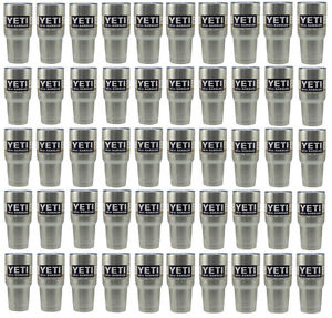 50pcs Yeti 30oz Rambler Cooler Tumbler Stainless Steel Mug Coffee Cup