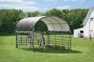 CORRAL SHELTER 12 X 12 FT. GALVANIZED