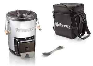 PETROMAX Raketenofen rf33 Kocher Prepper Ofen + Tasche + LMF TITANIUM Spork