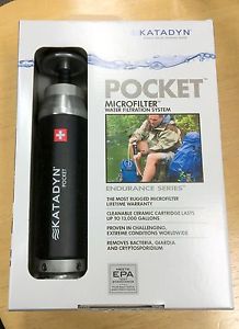 Katadyn Pocket Water Microfilter Purifier Endurance Series New