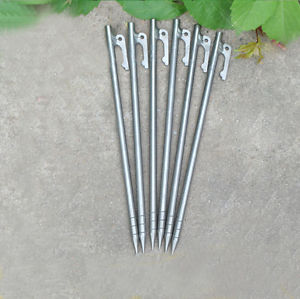 Wholesale 40pcs TC4 Titanium Strong Camping Trip Tent Pegs Stake Nail Enhanced