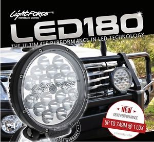 Lightforce LED180 GEN2 20 x 3W 60W LED Light Driving Reflector CBLED180SD