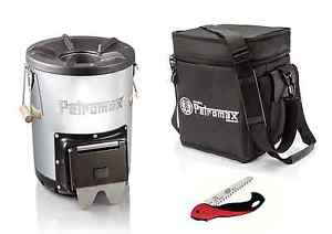 PETROMAX Raketenofen rf33 Kocher Prepper Ofen Allesbrenner + Tasche + FELCO Säge