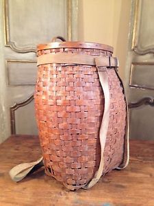 VINTAGE ANDIRONDACK TRAPPERS PACK BASKET BACKPACK RUCKSACK