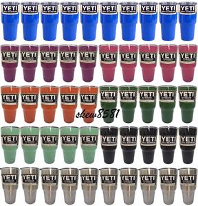 50pcs Yeti 30oz Rambler Cooler Tumbler Stainless Steel Koozie Coffee Cup 8Colors