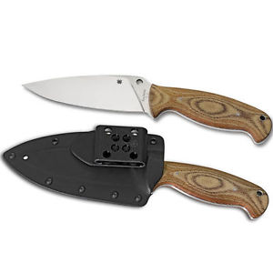 Spyderco Temperance 2 Brown - Plain Blade Knives