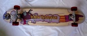 The Beatles YELLOW SUBMARINE, Long Skate Board, Lib Technologies (Early 1990's)