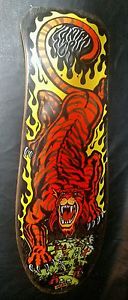 Vintage Santa Cruz Steve Alba Salba Tiger NOS Skateboard Deck