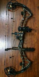 Used 2015 Bowtech Prodigy compund bow adjustable draw. Currently 28" 70#