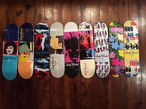 Andy Warhol x Alien Workshop Series 2 Complete Skateboard set