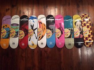 Andy Warhol x Alien Workshop Series 1 Complete skateboard set