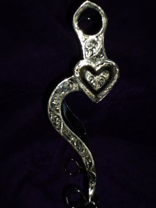 Vintage Les Garcia Sterling Silver Heart Show Bit