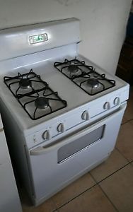 White stove