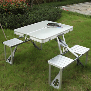 Outdoor Camping Hiking Folding Table Picnic Fold-up Foldable Tables Chair