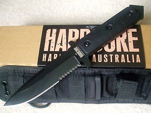 Hardcore Hardware Australia MFK04-G Tactical Fighting Survival Knife Black G-10