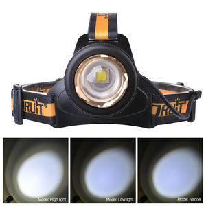 BORUiT 1600LM CREE L2 LED Headlight Headlamp for Camping Fishing Cycling SU421