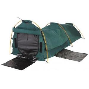 Burke & Wills Coolabah Double Canvas Dome Ripstop Swag Waterproof CANVAS BASE