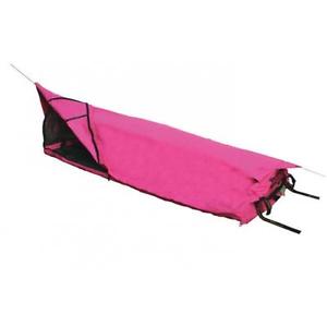 Burke & Wills Ironbark Pink Single Canvas Delux Ripstop Swag Waterproof PVC BASE