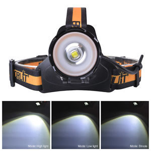 BORUiT 1600LM CREE L2 LED Headlight Headlamp for Camping Fishing Cycling SU419