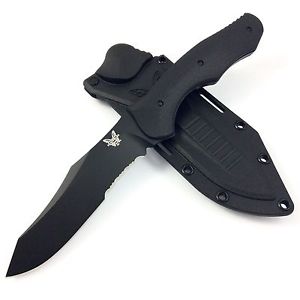 Benchmade 183SBK FIXED CONTEGO Fixed Blade Black Plain Edge