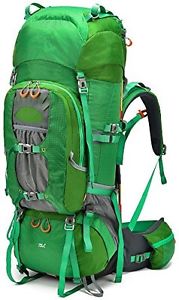 WATERFLY Internal Frame Backpacks 75L Large Backpack for Mountaineering Hiking