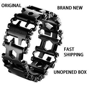 LEATHERMAN TREAD Black Stainless Steel Bracelet MultiTool 831999N GENUINE