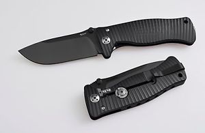 Messer LionSteel SR-2 all Black Sleipner Vollmetall Jagdmesser Outdoor SR2A-BB