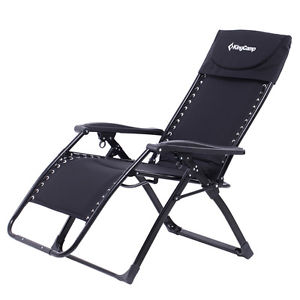 KingCamp Clip Cotton Lounger Recliner Outdoor Beach Patio Garden Pool Lounge