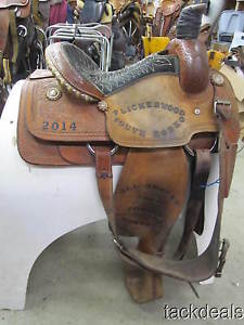 Corriente 14" Team Roping Saddle Lightly Used w/Upgrades