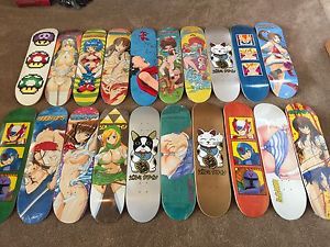 Hookups Jeremy Klein Skateboard Deck Lot Of 20.  Rare Out Of Print