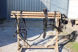 37-27  Genuine Smuckers cob - horse size single  horse drawn harness  set