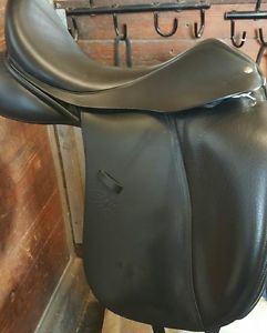 Custom Saddlery Steffen's Advantage SF Dressage Saddle 17.5 Inch