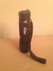 1 TechLite 250 Lumen Master High Intensity CREE XPG-R4 LED Flashlight Strobe NEW