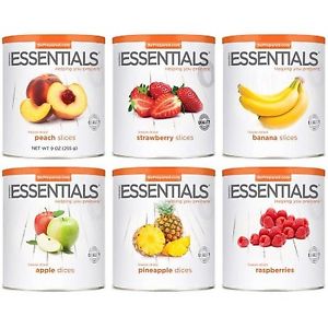 Emergency Essentials Freeze-Dried Fruit Favorites Combo 6 count