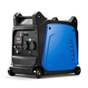 GenTrax 3.5KVA REMOTE INVERTER GENERATOR SILENT PORTABLE PETROL CAMPING w/Remote