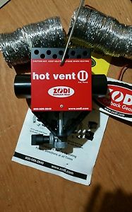 Zodi Hot Vent II Tent Heater 12V Camping Emergency Truck Car Winter Survival