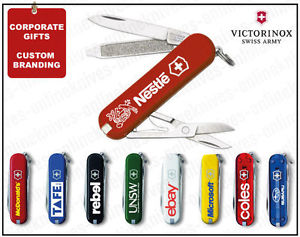 SWISS ARMY KNIFE CLASSIC VICTORINOX PERSONALISED CUSTOM BRANDING PROMO YOUR LOGO