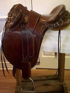 AUSTRALIAN SADDLE JAMES SADDLERY SOMERSET POLEY  WIDE