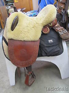Hand Made Australian Outback Saddle Outfit Lots of Extras Lightly Used
