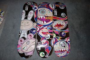 Takashi Murakami ComplexCon Signed Set of 3 Skate Decks (Bunny, Faces, Character