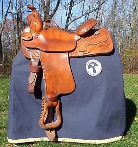 TORY LEATHER CO. 15.5" WESTERN SADDLE 0412