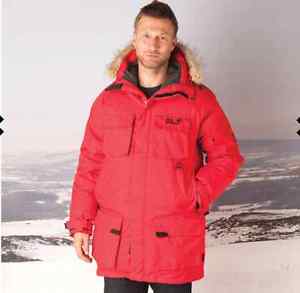 Пуховик Jack Wolfskin Polar Ice Parka Jacket  Red размер производителя М