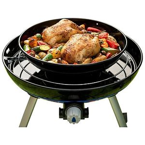 Cadac Carri Chef 2 50 mbar Gasgrill 48 cm Deckel Grillplatte- Rost Topfständer