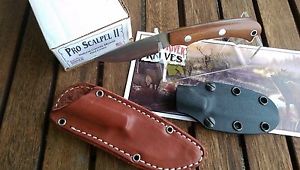 Bark River Pro Scalpel II + Kydex !! , Northwoods Strider Freemont Bushcraft EDC