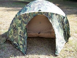 USMC 2 Man Tactical Combat Tent Woodland Camo-Diamond Brand Excellent Condition