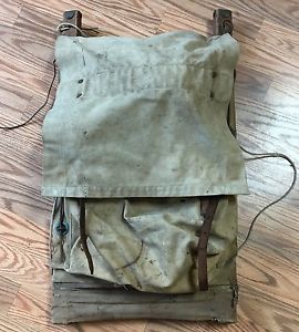 Vintage Canvas Backpack Trapper Nelson’s Indian Pack Boards Chas Trager Seattle