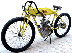 motorized POPE replica board track racer motorcycle indian cafe harley bicycle